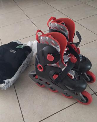 Rollerblade e protezioni