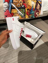 Nike Air Force 1 Low Supreme White 43