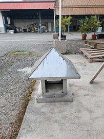 comignolo in acciaio 