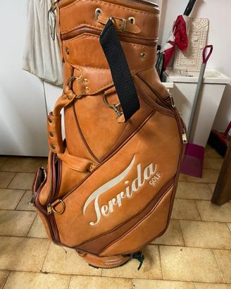 Sacca golf in vera pelle marca Terrida