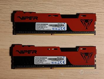 16 GB di RAM DDR4 VIPER 3600Mhz