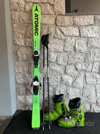 Kit completo sci ragazzo 150cm