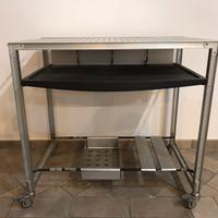 Scrivania computer Ycami Edizioni in alluminio