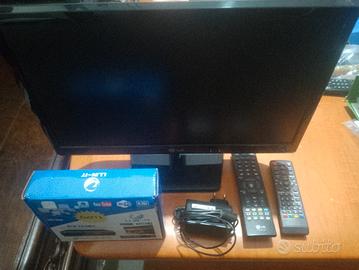 TV 22 POLLICI SMART + DECODER T3  C/NUOVO 