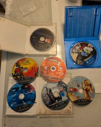 6 giochi ps3 più 1 per ps 4