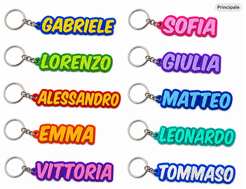 Portachiavi personalizzato con nome
