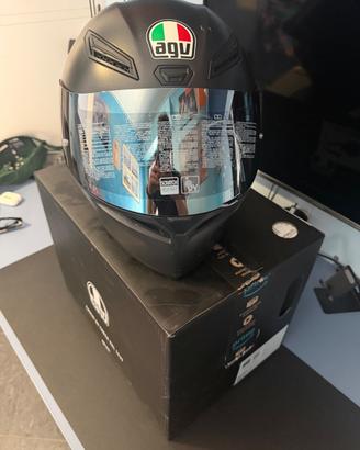 Casco Integrale AGV Nero Opaco – Taglia ML (58)