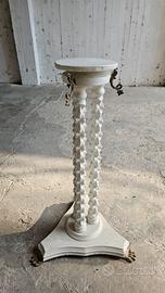 Colonna Portavaso in legno vintage classica