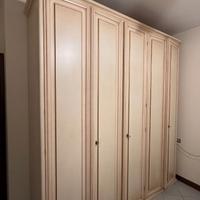 Armadio camera da letto 5 ante colore avorio crema
