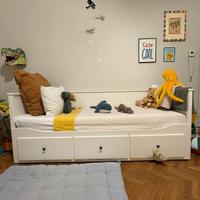 IKEA HEMNES Letto Divano 3 Cassetti 2 Materassi