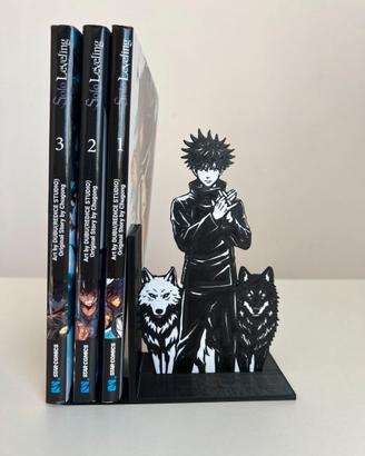 Fermalibro Megumi Jujutsu Kaisen con Lupi