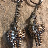 Portachiavi in metallo Michelin Bibendum anni '80