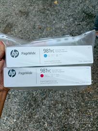 Coppia cartucce originali PAGEWIDE 981YCv
