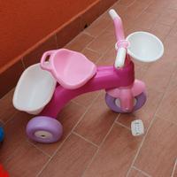 Triciclo rosa Minnie per bimba 1-3 anni
