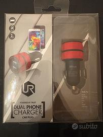 Caricabatteria USB da auto