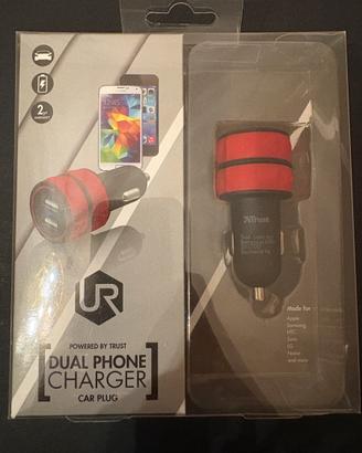 Caricabatteria USB da auto