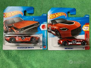 Lotto Hot Wheels Nissan Skyline 2000 GT-R+NissanZn