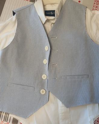 gilet e camicia bambino Ralph Lauren
