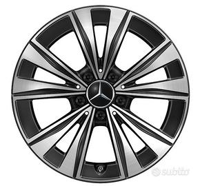 4 cerchi lega mercedes classe a b c cla r17 lt4731