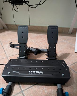 Pedaliera Moza SR-P Lite + Performance Kit Usata