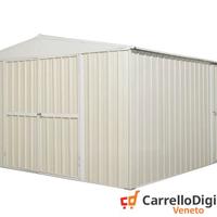 Box prefabbricato in acciaio 360x430cm avorio
