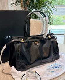 Borsa a mano grande Prada Soft Lux