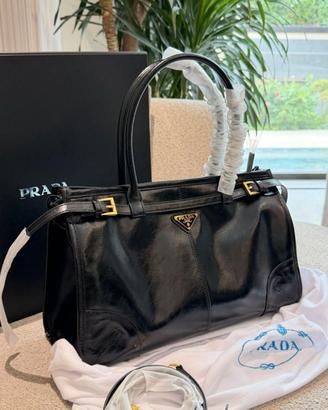 Borsa a mano grande Prada Soft Lux