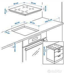 piano induzione Ikea MATMÄSSIG