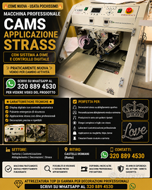 MACCHINA CAMS PER DIME DI STRASS