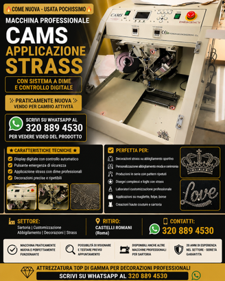 MACCHINA CAMS PER DIME DI STRASS