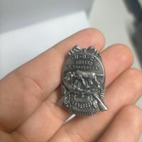 spilla d'epoca appartenente all'Unione Cacciatori 