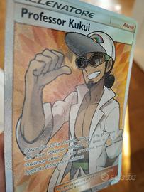 Professor Kukui Full Art Ultra Rara Pokémon ITA