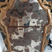 specchio dorato antico