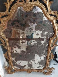 specchio dorato antico