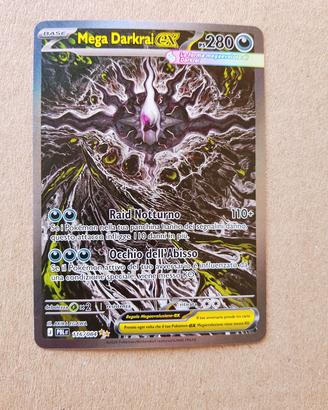 Carta Pokémon Mega Darkrai ex Buio Pesto 