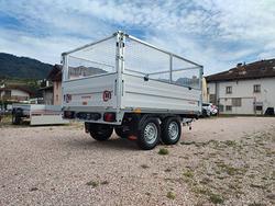 Carrello Rimorchio Auto con Reti di Acciaio