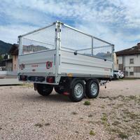 Carrello Rimorchio Auto con Reti di Acciaio