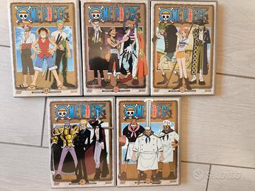 DVD One piece vol. 1-2-3-4-5