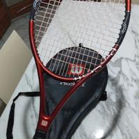 racchetta da tennis "wilson" pro staff in titanio 