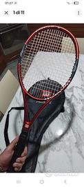 racchetta da tennis "wilson" pro staff in titanio 
