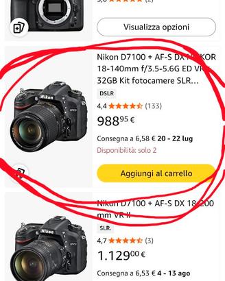 Nikon D 7100 24 M.PIXEL
