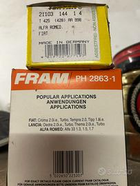 filtri OLIO e pastiglie freni