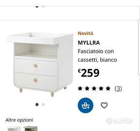 Fasciatoio verde acqua ikea