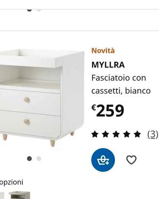 Fasciatoio verde acqua ikea