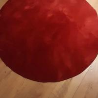 Tappeto rotondo rosso