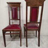 Sedie stile liberty anni 20/30