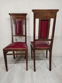 Sedie stile liberty anni 20/30