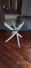 Tavolo bontempi barone cristallo