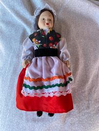 Bambola vintage ceramica