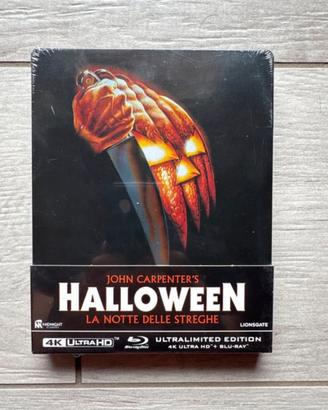 Halloween la notte delle streghe blu ray 4k raro